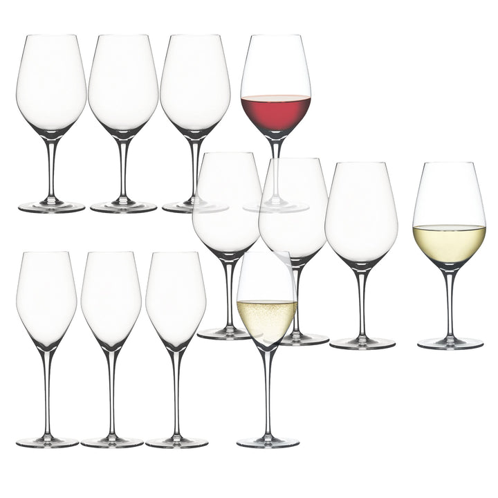 Spiegelau & Nachtmann Gläserset, Bleifreies Kristallglas made in Germany, 12 Stück (1er Pack) Gläser