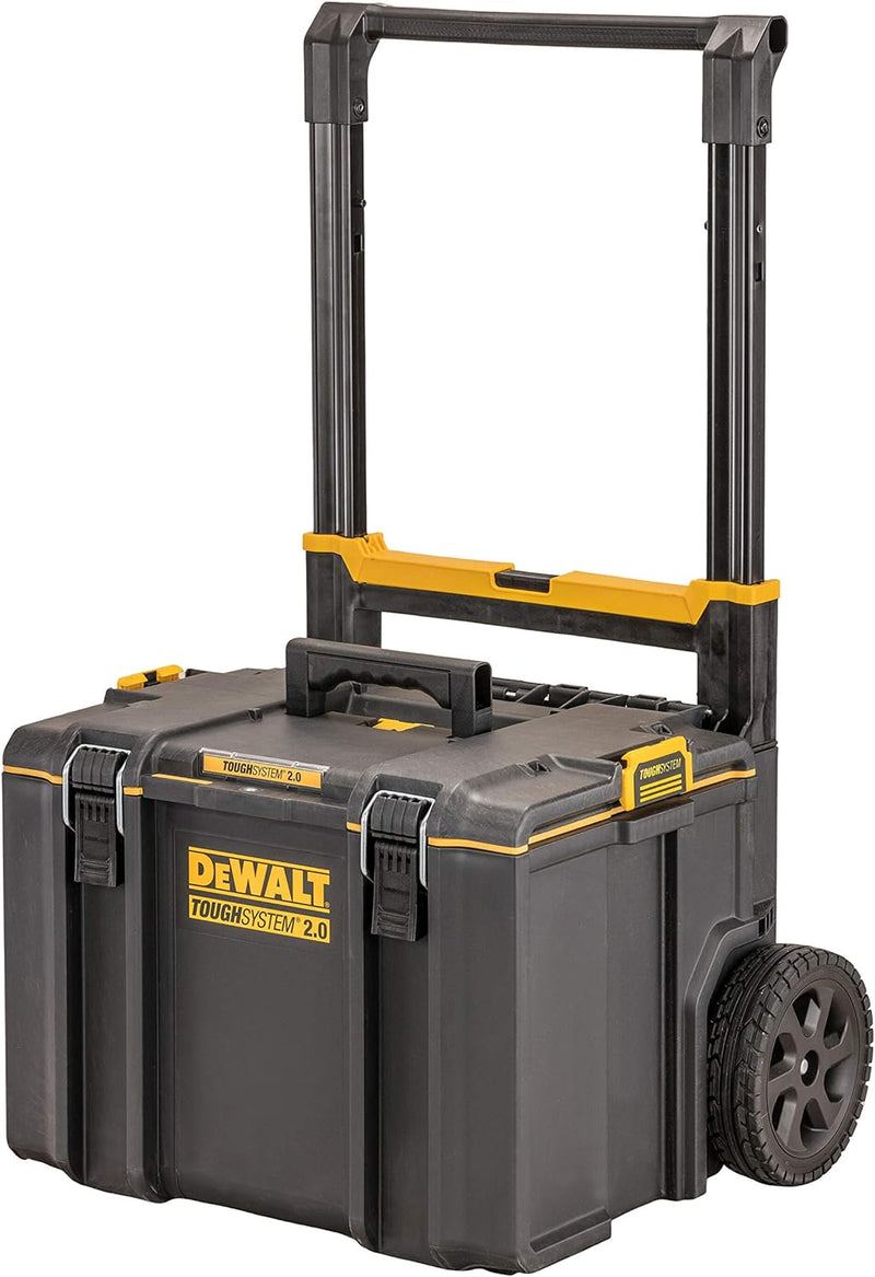 Dewalt DS450 Werkzeugbox DWST83295-1 (ToughSystem 2.0, mobile Werkzeugbox mit robusten 8" Rädern und