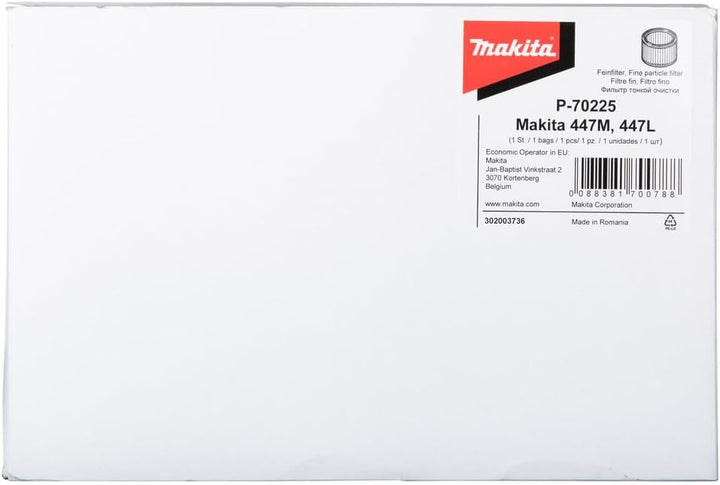 Makita P-70225 Filterelement für 447