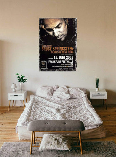 Bruce Springsteen - Devil & Dust, Frankfurt 2005 » Konzertplakat/Premium Poster | Live Konzert Veran