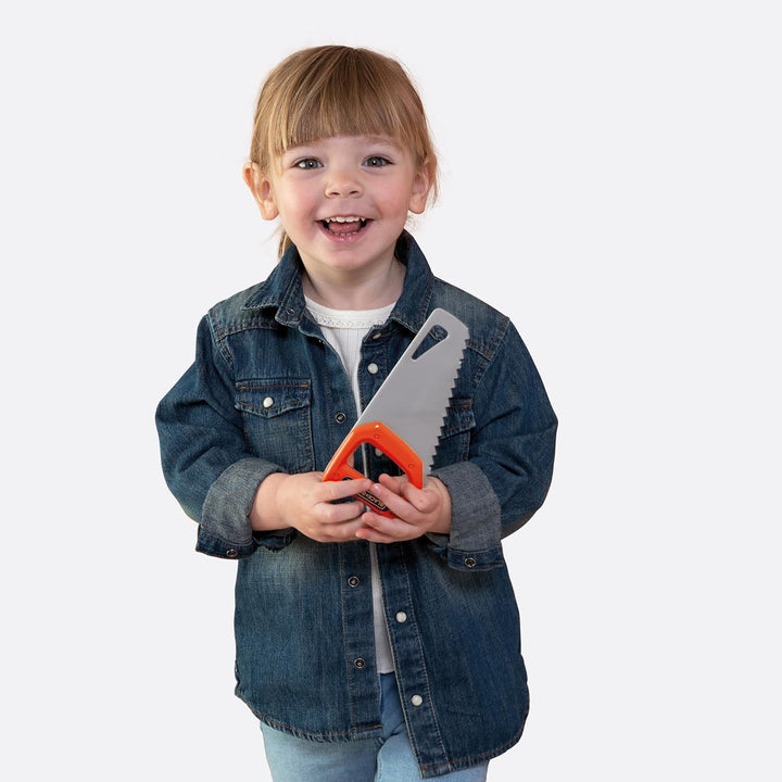 Smoby - Black+Decker Werkbank (56x34x103 cm) - Spielzeug-Werkzeugbank für Kinder ab 3 Jahre mit Werk