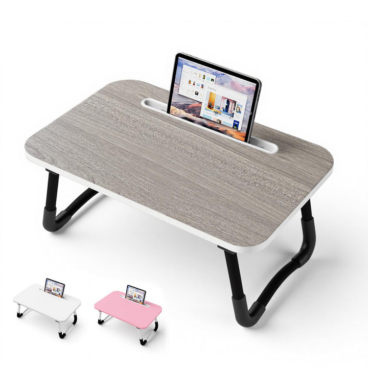 Small Laptop Bett Tisch - Laptoptisch 48 x 30 cm als Frühstückstablett, zum Essen, Lesen, Schreiben,