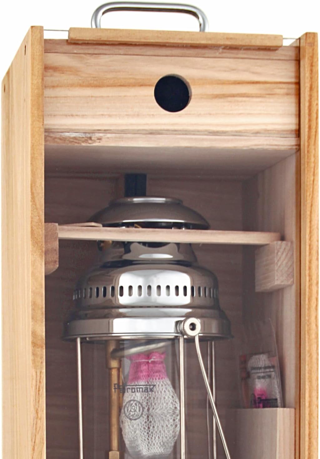 Petromax Holzbox mit Plexiglasscheibe, für HK 350/HK500