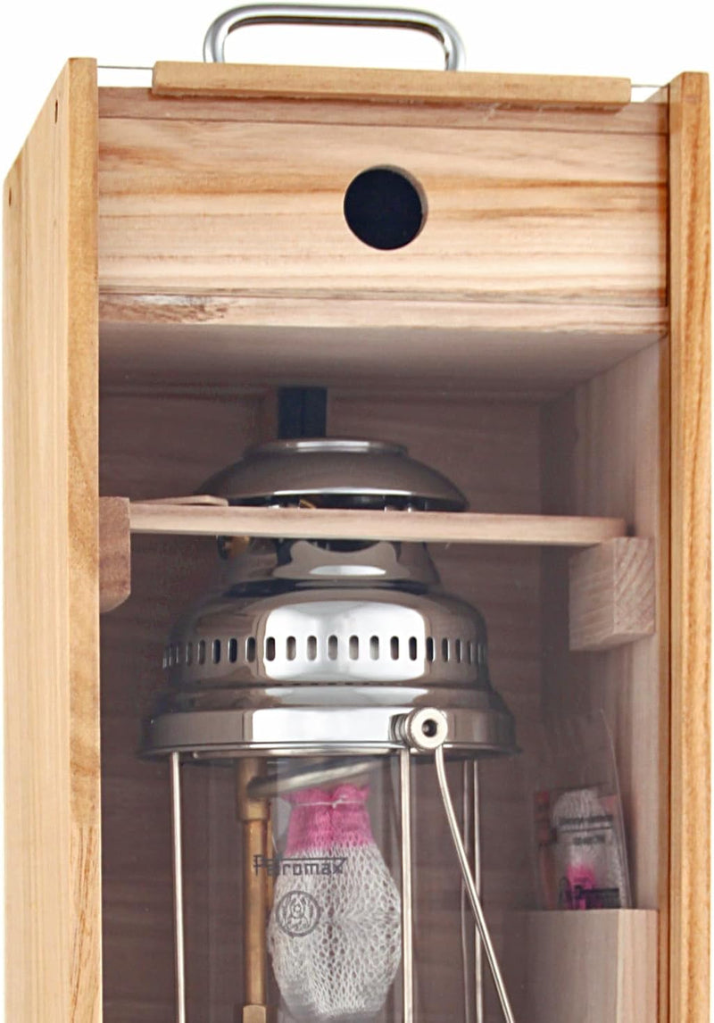 Petromax Holzbox mit Plexiglasscheibe, für HK 350/HK500