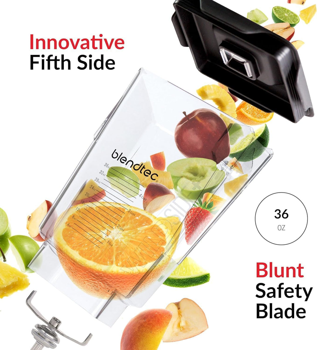 Blendtec 40-630-53 WildSide Jar Behälter, 2.66 L, Transparent WildSide, Glas, WildSide, Glas