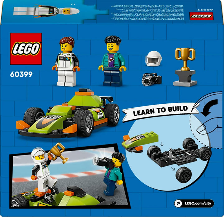 LEGO City Rennwagen, Spielzeug-Rennauto, klassischer Sportwagen, Geschenk für Kinder, Auto-Bauset fü