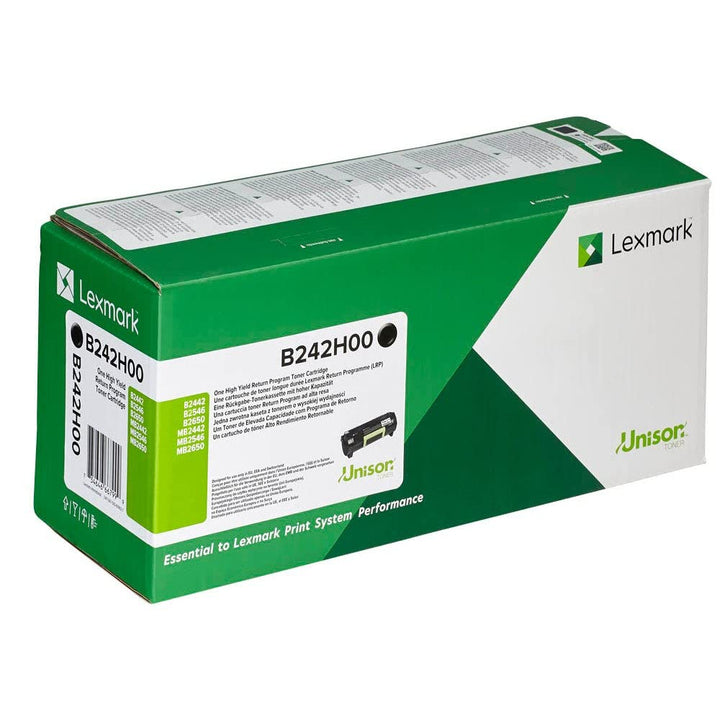 Lexmark B242H00 Rückgabe-Tonerkassette Schwarz mit hoher Kapazität