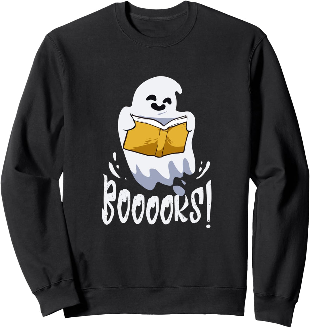 Geist mit Buch Geschenk für einen Bücherwurm Sweatshirt