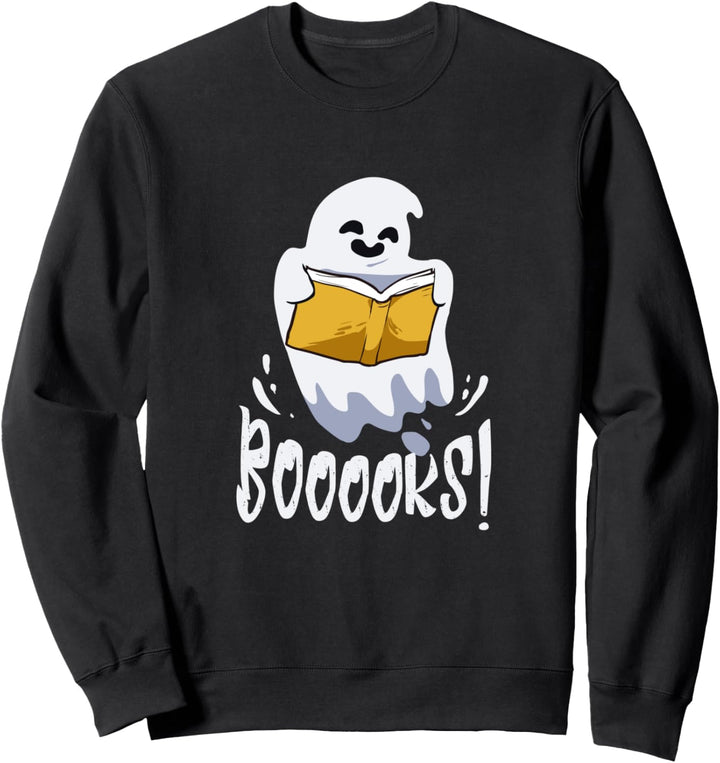 Geist mit Buch Geschenk für einen Bücherwurm Sweatshirt
