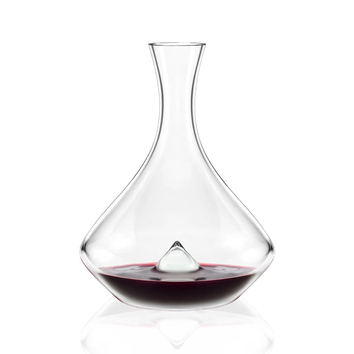 Stölzle Lausitz Dekanter Fire Vulkanos Mundgeblasen 0,25 Liter/Rotwein Dekanter mit besonderer Optik