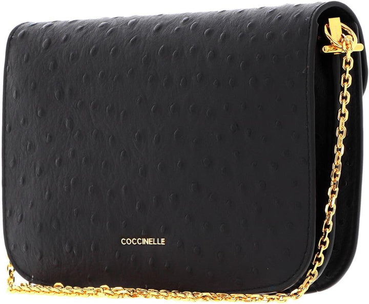 Coccinelle Beat Umhängetasche Leder 24 cm Noir Einheitsgrösse, Noir Einheitsgrösse