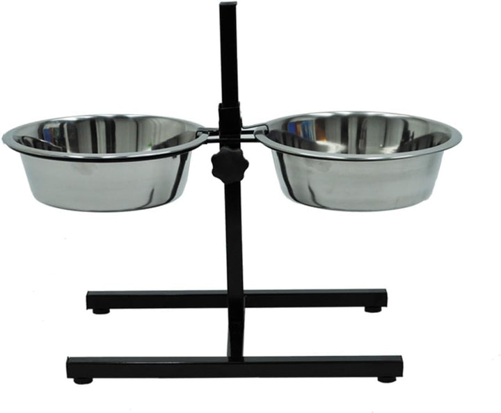 Nobby Napfständer verstellbar DINER BAR inkl. 2 Näpfen 2 x Ø 28,5 cm 4,10 ltr. 2 x 4.50 ltr. Ø28 cm,