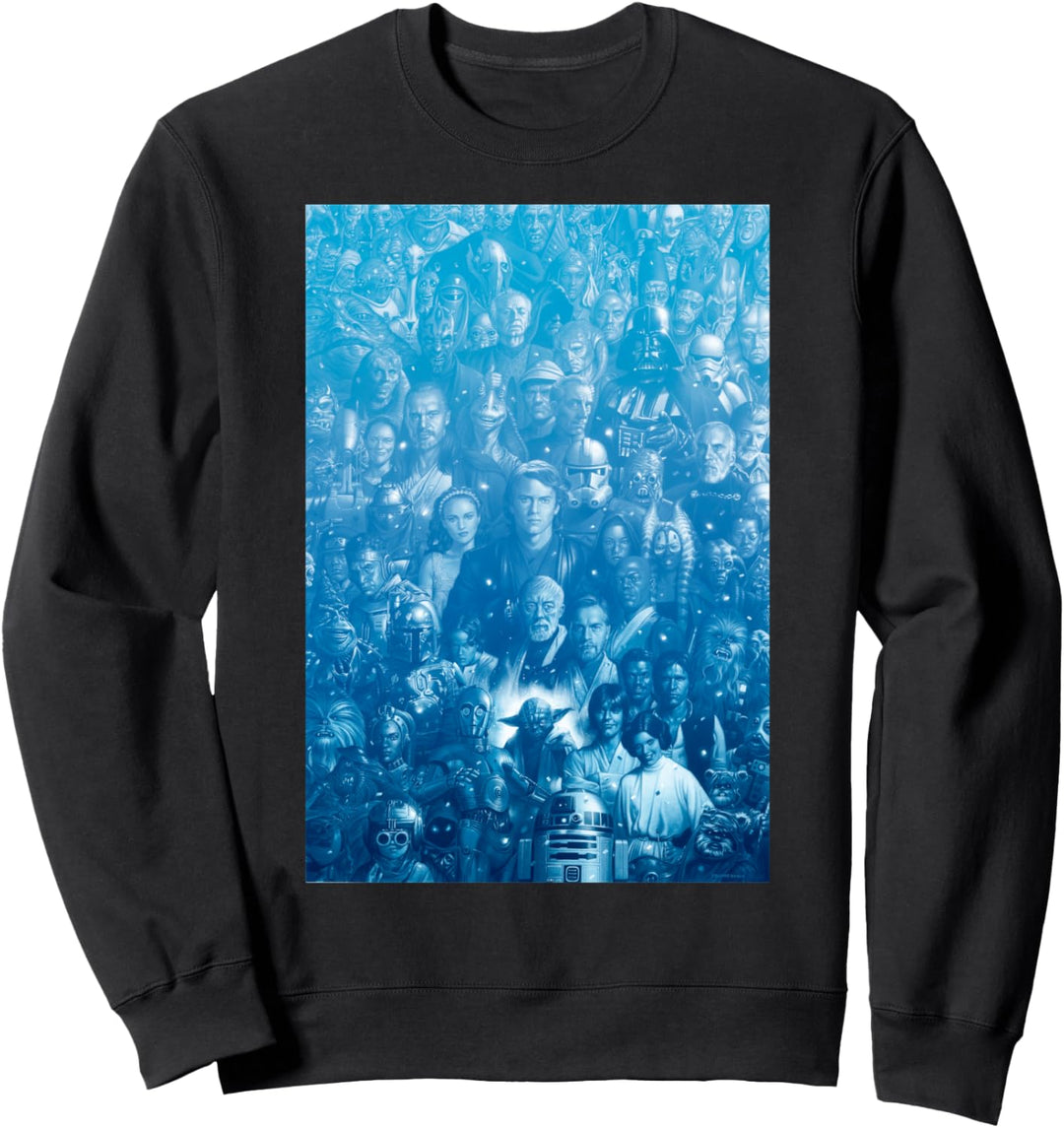 Star Wars Group Shot Ghostly Photo Sweatshirt