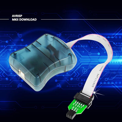 USB AVRISP MKII Downloader Kompatibel mit dem Original AT ISP MKII Programmer, unterstützt AVR Studi