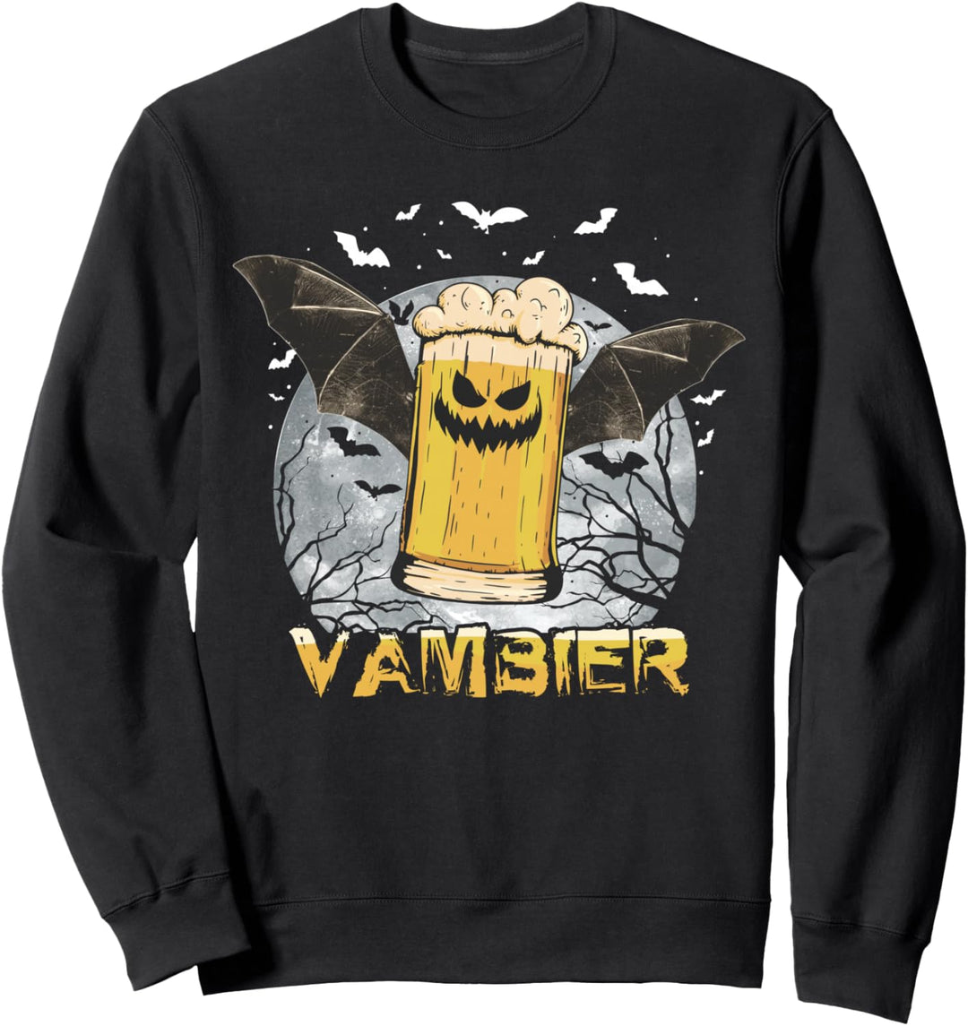 Vambier Fledermaus lustiger Spruch - Happy Halloween Sweatshirt