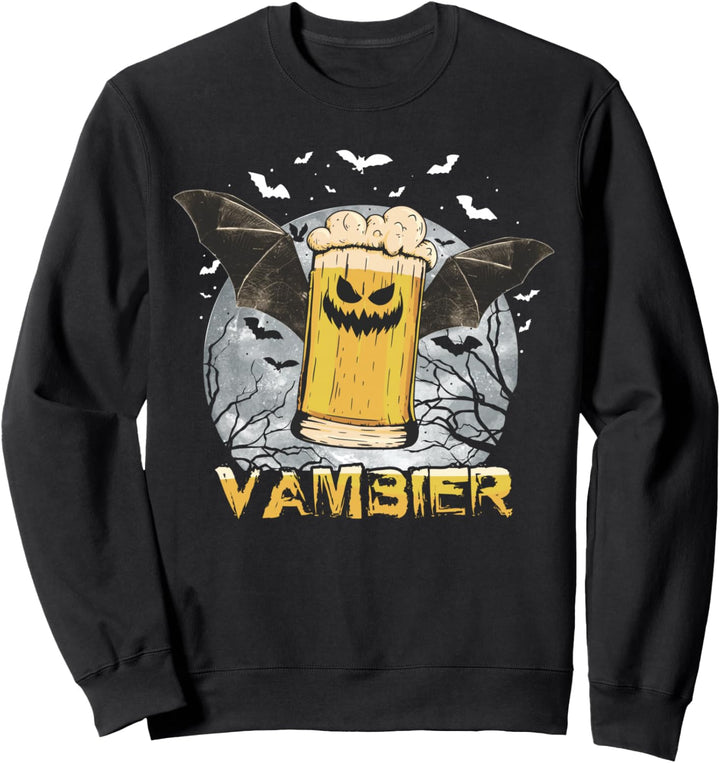Vambier Fledermaus lustiger Spruch - Happy Halloween Sweatshirt