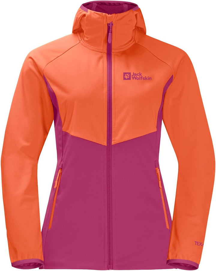 Jack Wolfskin Damen Go Hike Softshell W Softshelljacke XS new magenta, XS new magenta