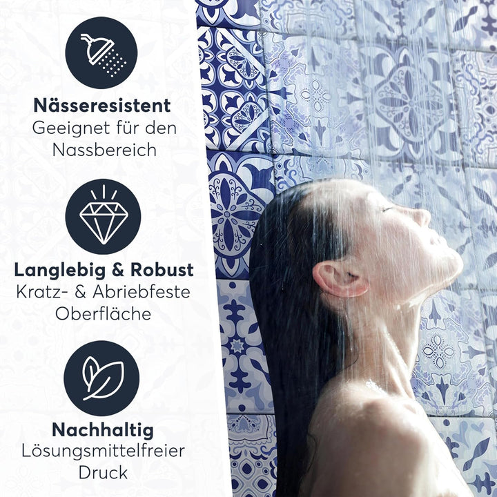 CREATISTO Mosaik-Fliesen Fliesensticker Fliesenfolie - Hochwertige Sticker Aufkleber für Wandfliesen