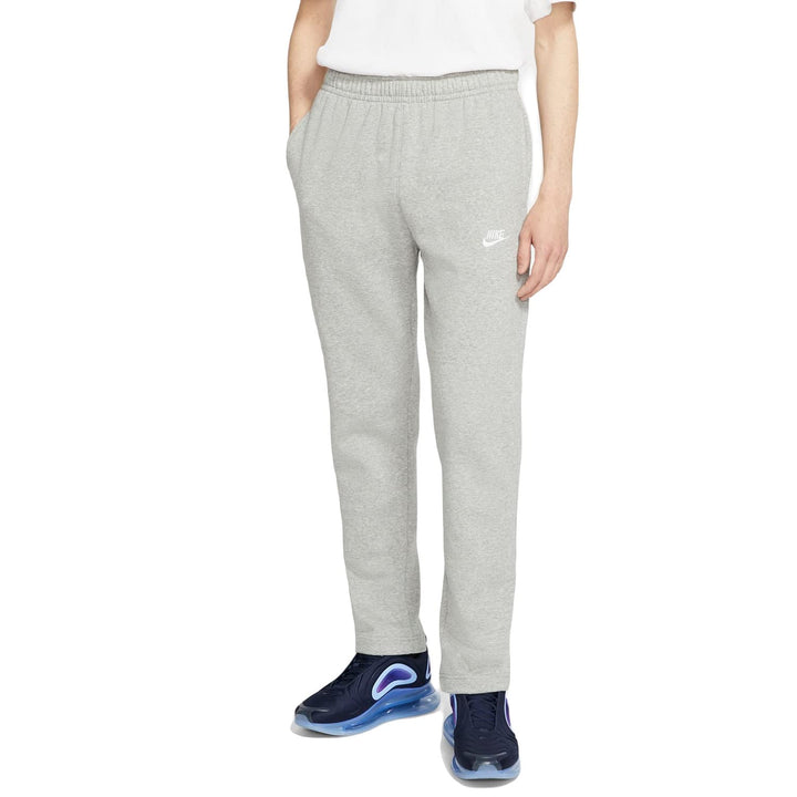 NIKE Herren Klassisch Mens Club Polyknit Pants XS Dark Grey Heather/Matte Silver/White, XS Dark Grey