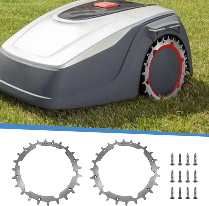 CDIYTOOL Edelstahl Rasenmäher Spikes für Garden.a Sileno City Rasenmäherroboter, 212 mm Rasenmäher M