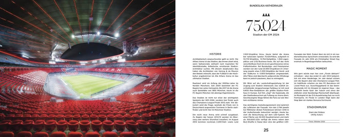 Bundesliga Kathedralen, Gebundenes Buch