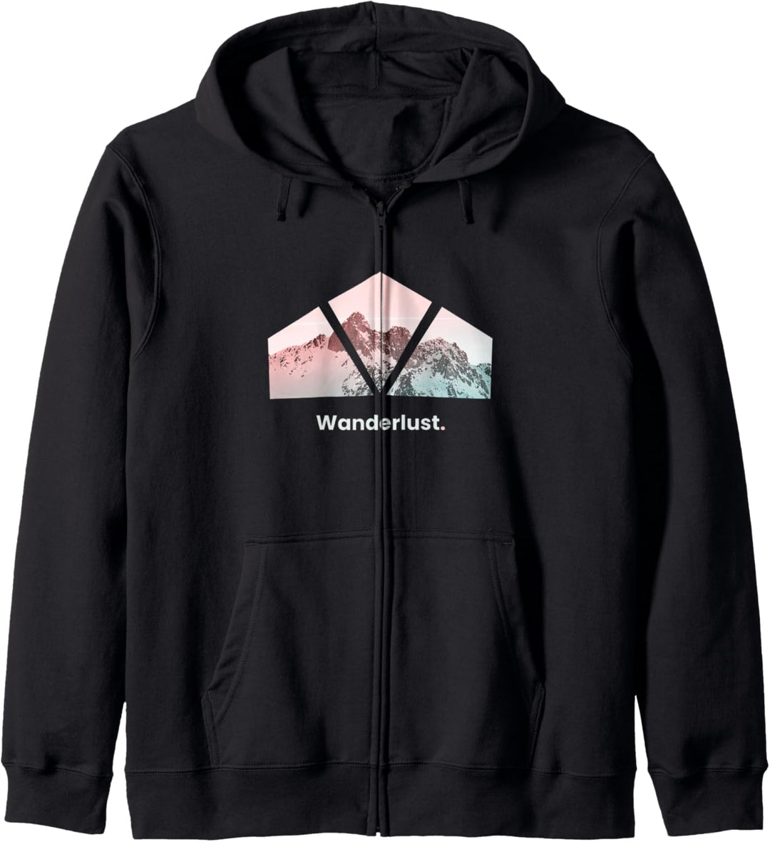 Wanderlust | Statement Kleidung Kapuzenjacke