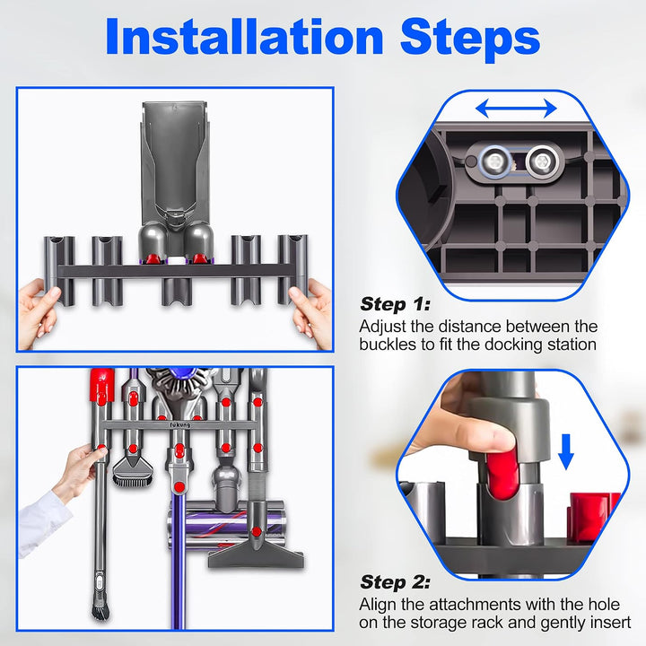 Zubehör Halter für Dyson Staubsauger, Docking Station Wandhalterung Halter für Dyson V7 V8 V10 V11 V