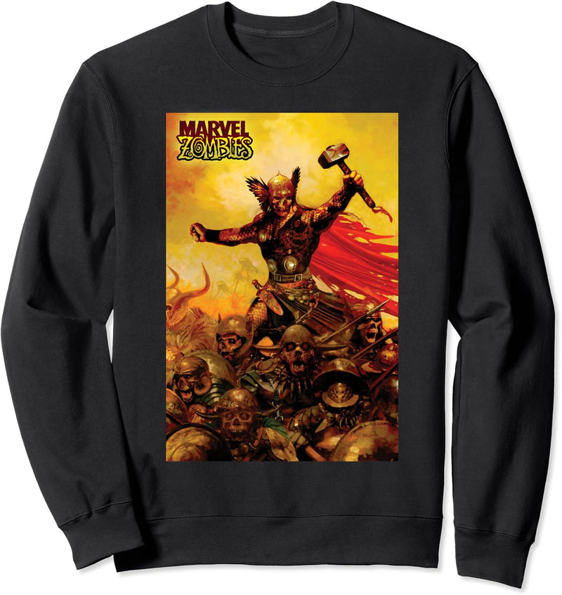 Marvel Zombies Thor Zombie Poster Sweatshirt