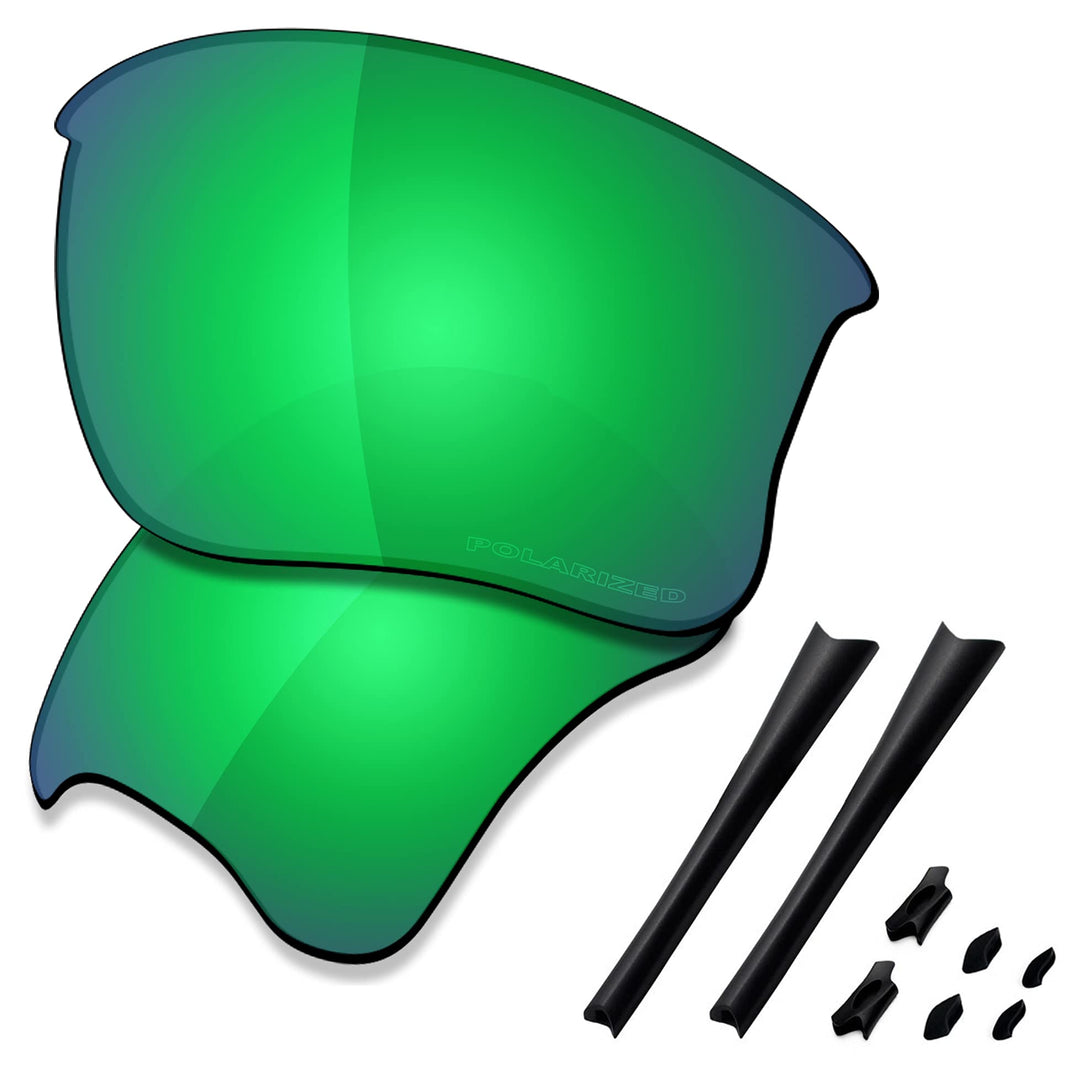 Saucer Premium-Ersatzgläser und Gummi-Kits für Oakley Flak Jacket XLJ OO9009 Sonnenbrillen High Defe