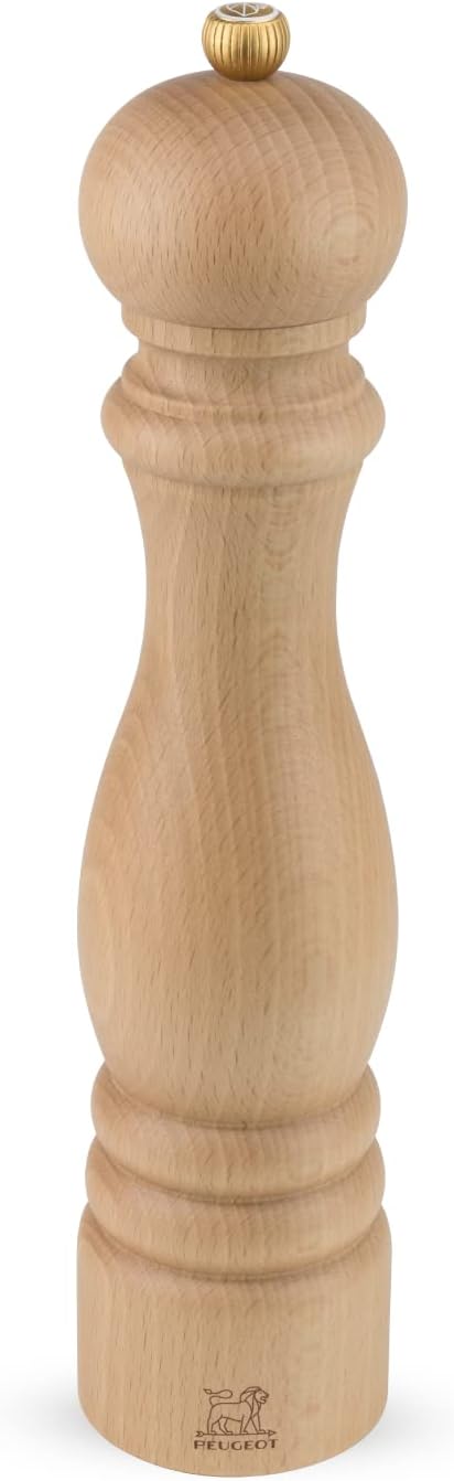 Peugeot Paris Manuelle Salzmühle, Klassische Mahlgradeinstellung, Höhe: 30 cm, Holz, Natur, 0870430/