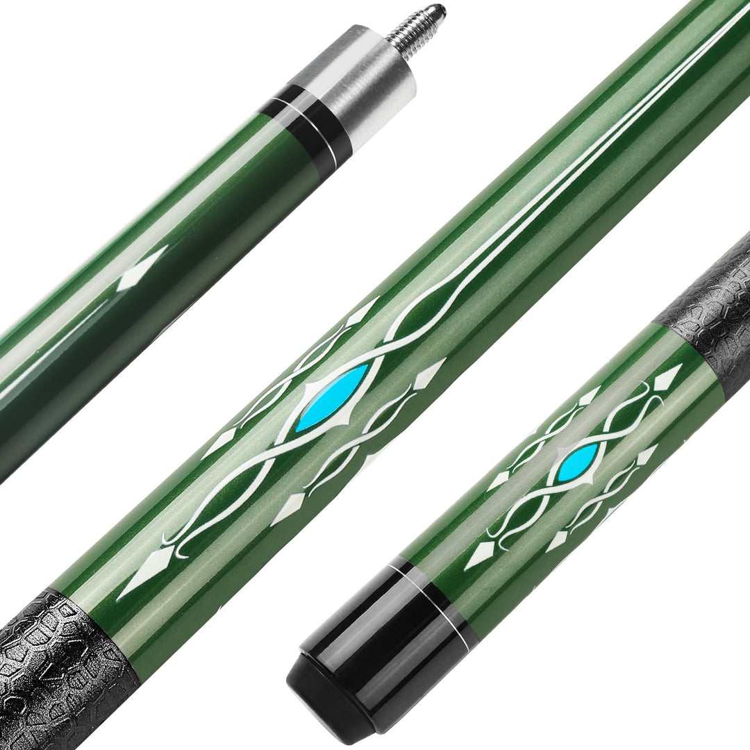 Billard Queue 18 19 20 21 oz, 58" Pool Queue Sticks 13mm Spitzen für Professionelle Billardspieler,