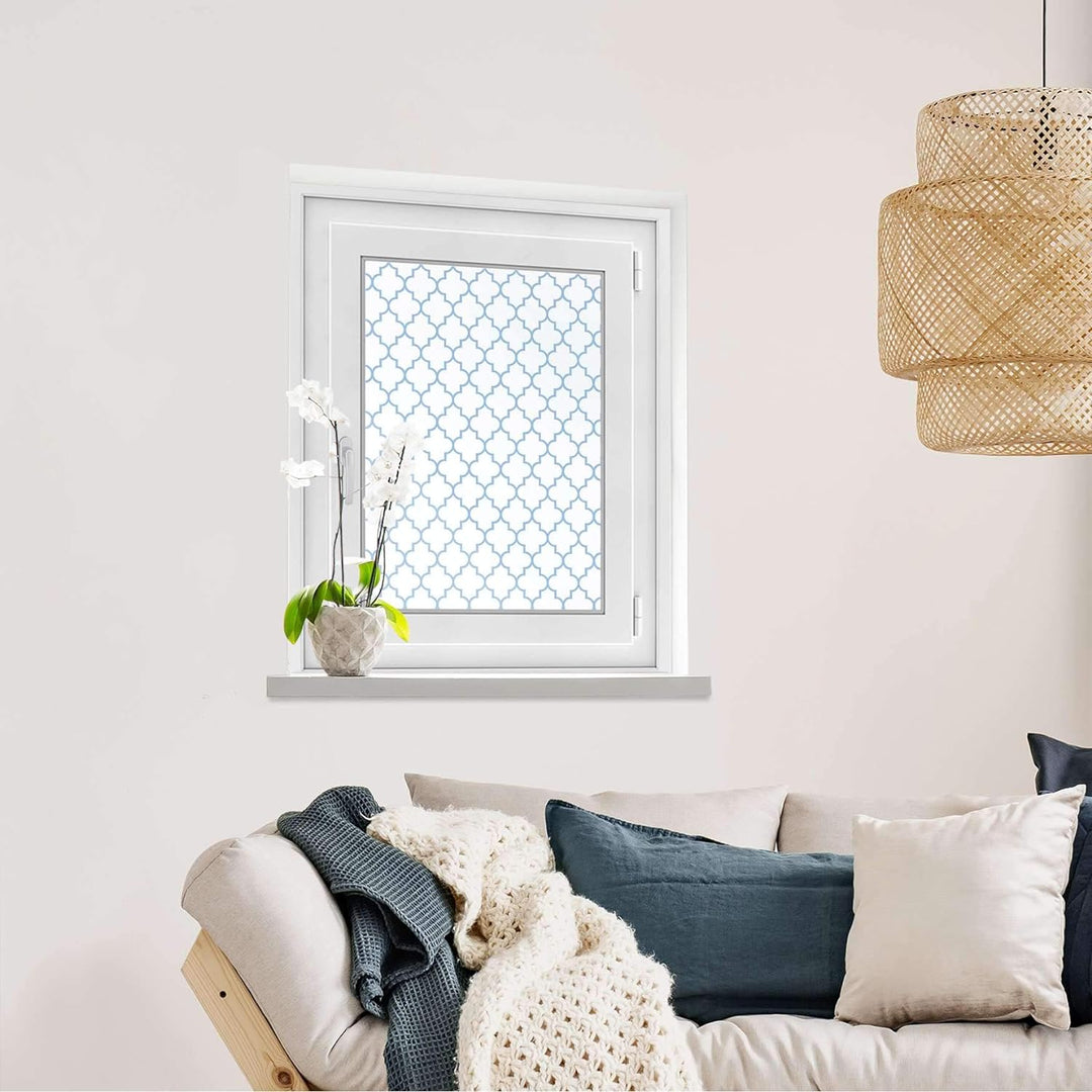 Fenster-Folie Sichtschutzfolie I Fenster Glasfolie Sonnenschutz I Deko Folie für Küche, Bad, Kinderz