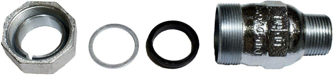 Gebo Armaturen Temperguss-Klemmverbinder A, 1/2 Zoll x 21,3 mm, 01.150.00.01 1/2 Zoll AG x 21.3 mm,