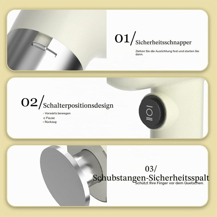 Elektrische Nudelmaschine Handheld, 50ML Automatische Handheld Noodle Maker, Hand Nudelmaschine Elek