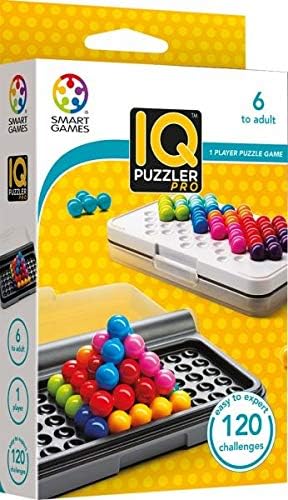 smart games SG455 IQ-Puzzler PRO, Geschicklichkeitsspiel, Reisespiel, Gehirntraining & SG 488 488-Sp
