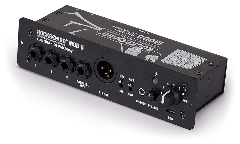 ROCKBOARD MOD 5 Cabinet Simulation und DI Patchbay