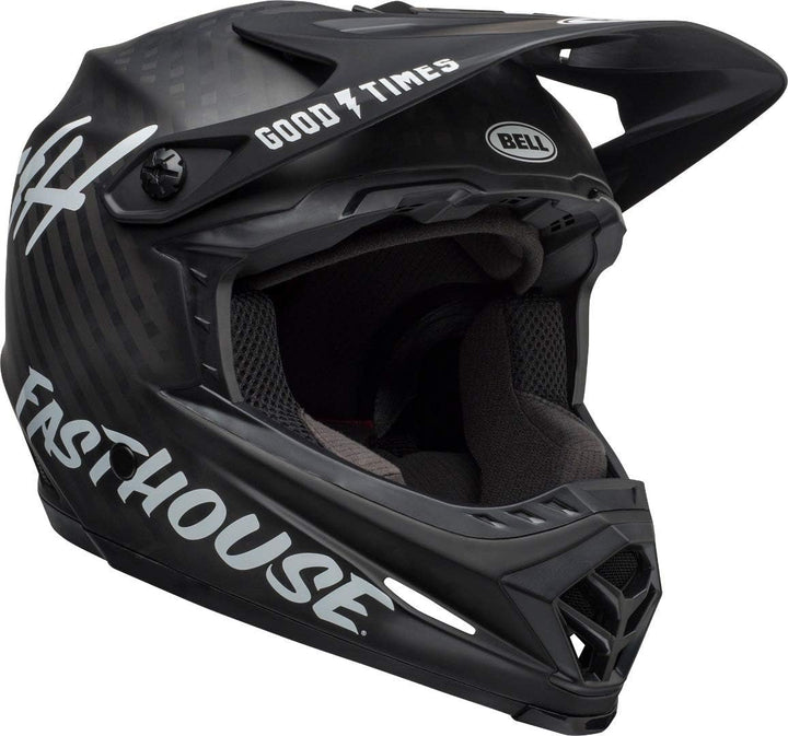 BELL Unisex -Erwachsene Full-9 Fahrradhelm XS-S Matte Black/White Fasthouse, XS-S Matte Black/White