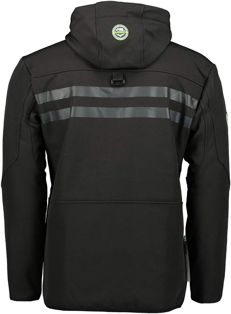 Geographical Norway Royaute Men - Kapuzen-Softshelljacke Mann Wasserdicht - Outdoor Mantel Tactical