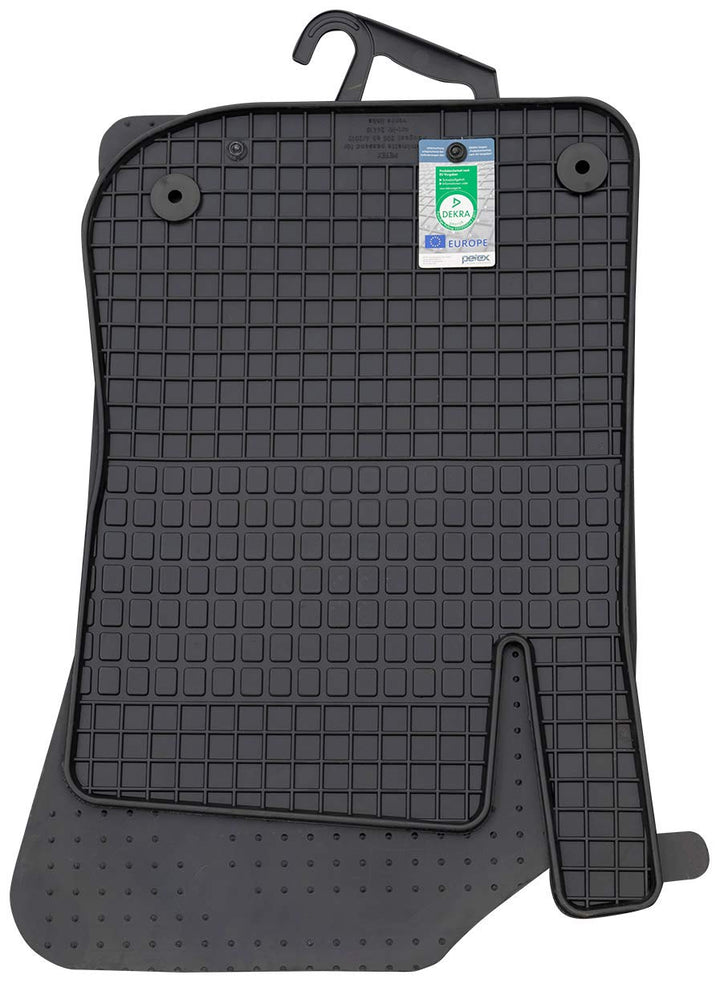PETEX Gummimatten passend für 208 ab 04/2012-10/2019 / 2008 ab 06/2013 Fussmatten schwarz 4-teilig