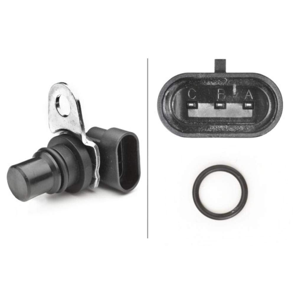 HELLA 6PU 009 121-841 Sensor, Nockenwellenposition - 12V - mit Dichtung