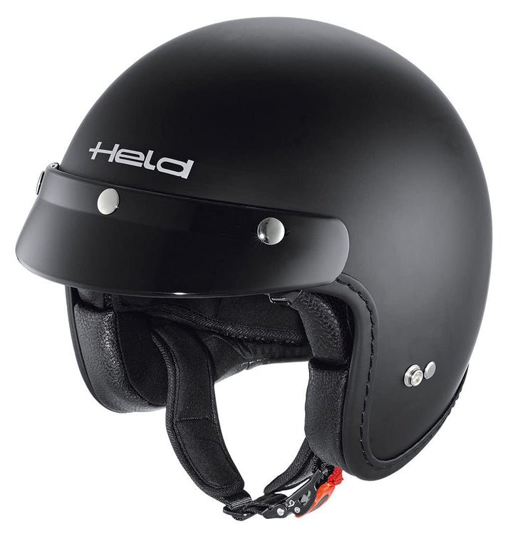 Held Black Bob Jethelm, Farbe schwarzmatt, Grösse S