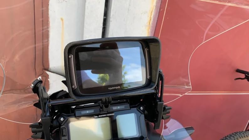 Sonnenvisier, Blendschutz, Blendschutz, Sonne und Regen, kompatibel mit Tomtom Rider 400 410 450 500