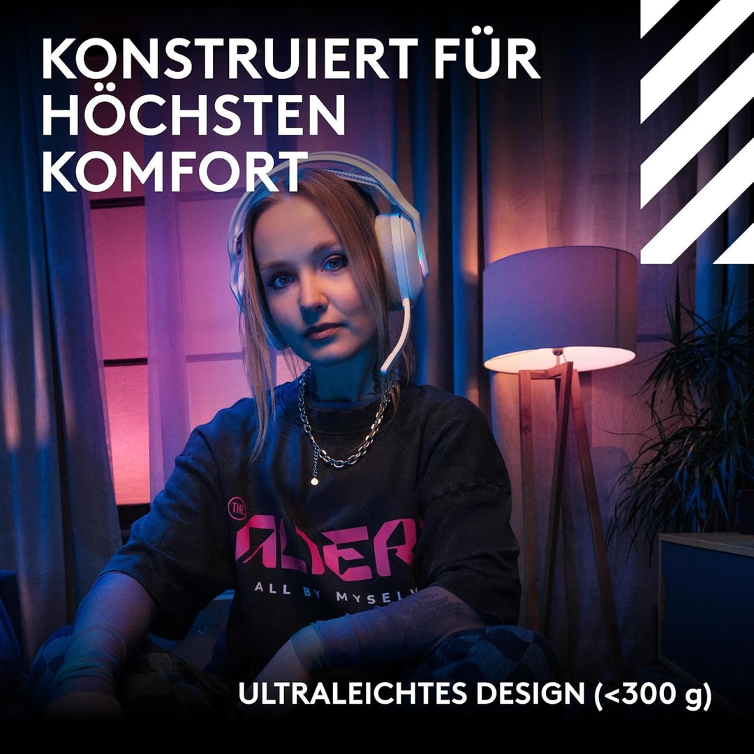 Logitech G Astro A20 X Lightspeed, Kabelloses Gaming-Headset für PS5, Xbox, Nintendo Switch/Switch 2
