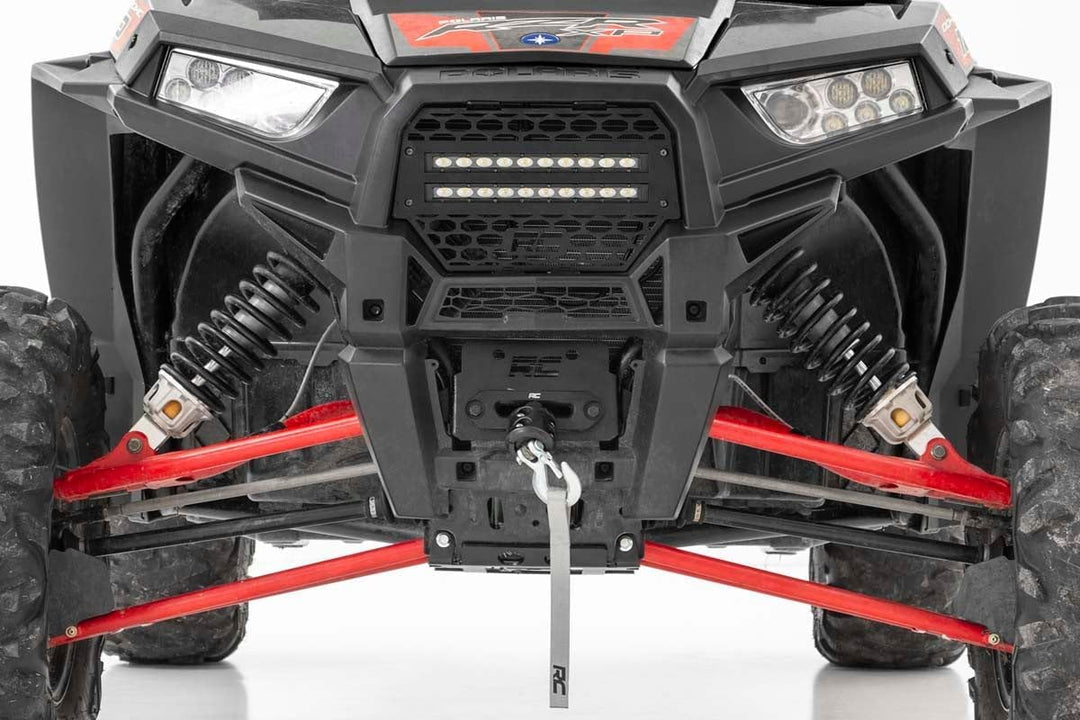 Rough Country Seilwinde Montageplatte für 2014-2022 Polaris RZR XP 1000-93042, schwarz