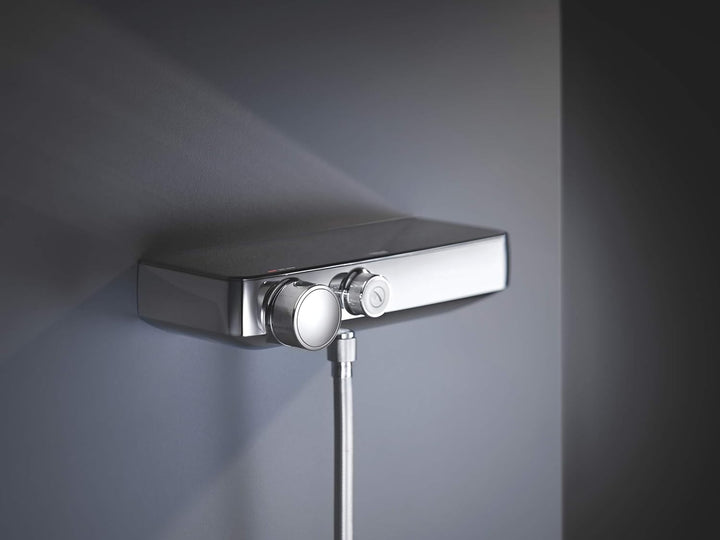 GROHE Grohtherm SmartControl - Thermostat-Brausebatterie (langlebige Oberfläche, Wandmontage, Sicher