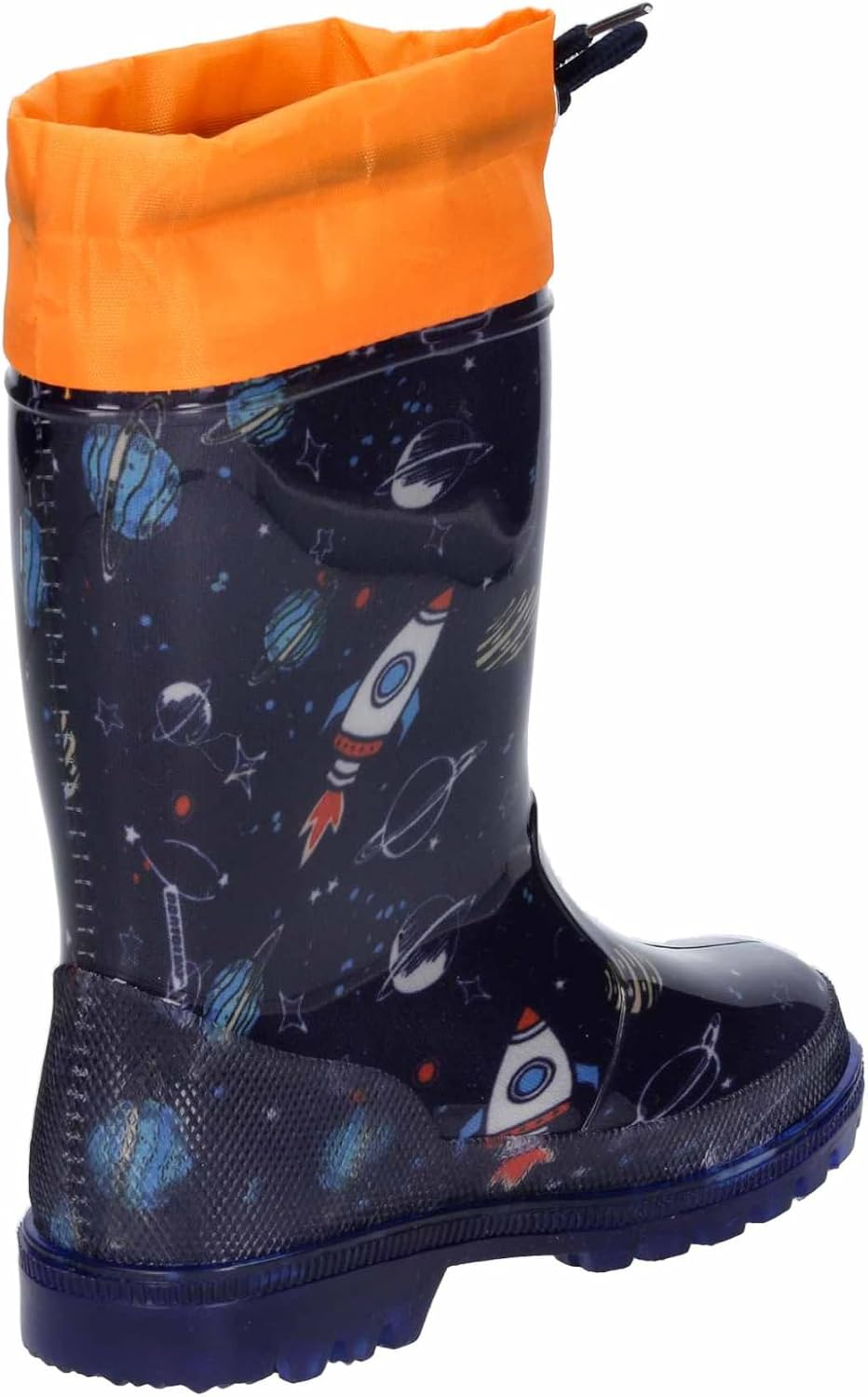Lico Jungen Powerlight W Blinky Gummistiefel 20 EU Marine Orange, 20 EU Marine Orange