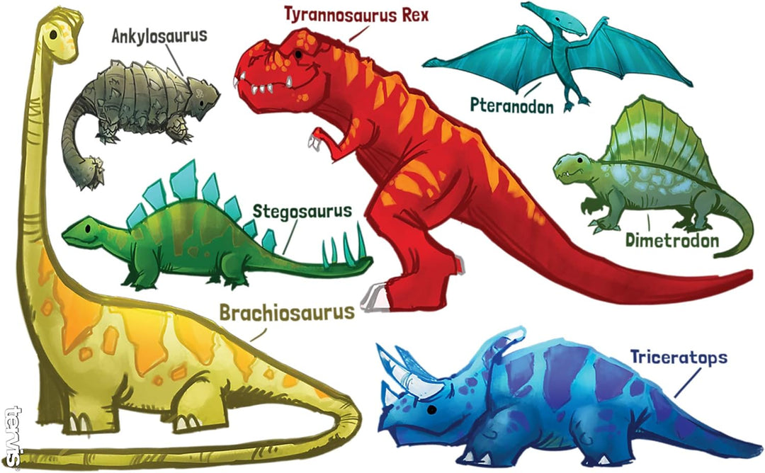 Tervis Dinosaurs Dinosaurier Hergestellt in den USA, doppelwandig, isoliert, Kunststoff, Hellblauer