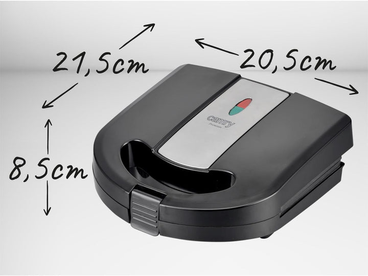 CAMRY Multifunktionsgerät 3 in 1 Sandwichmaker, Sandwichtoaster, Kontaktgrill, Oreschki Maker, Nussm