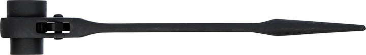 BGS 306 | Gerüstbauer-Knarre | SW 27 x 32 mm | CV-Stahl | Gerüstbauratsche / Gerüstbauknarre | recht