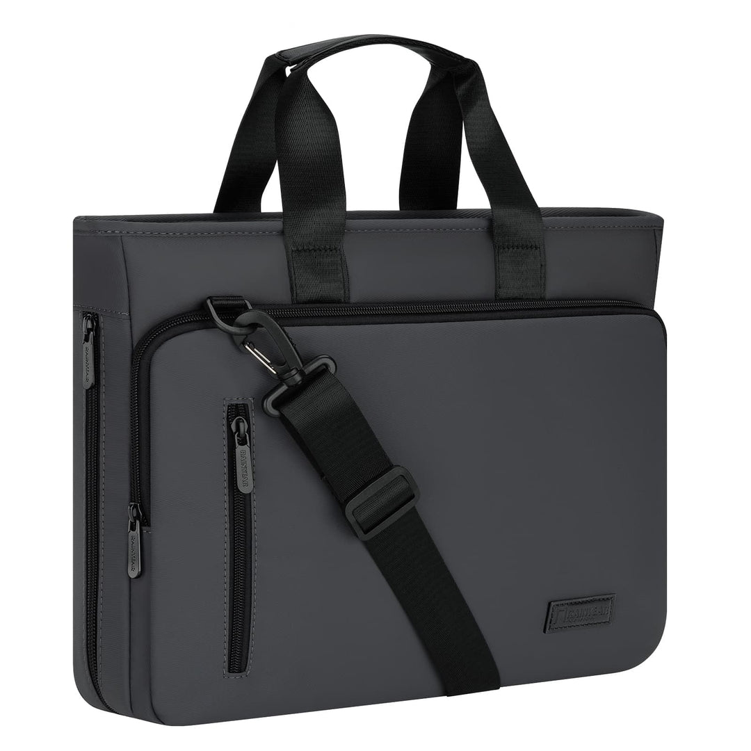 RAINYEAR Erweiterbare Laptop-Aktentasche für 15,6-Zoll-Messenger-Tasche | Wasserabweisende Laptoptas